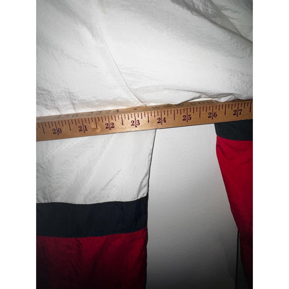 Jordan Jumpman Windbreaker Jacket White Red Black Colorblock Large Mens Womens - Picture 7 of 7